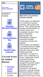 Mobile Screenshot of animaldisease.org